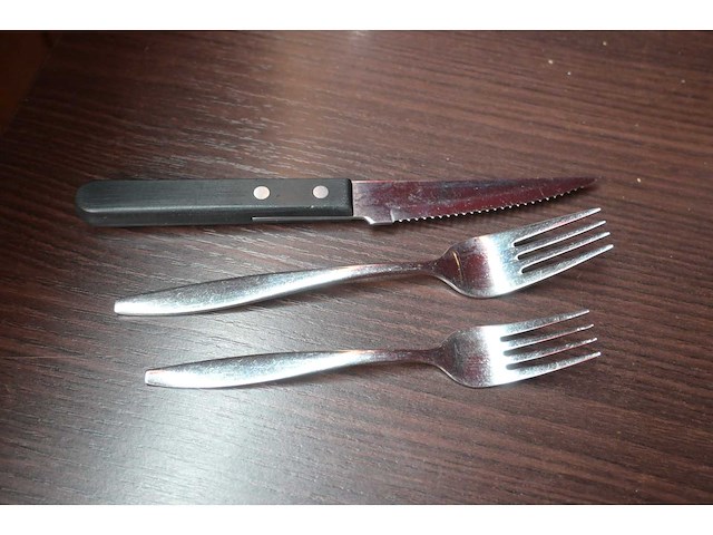 Karox en amefa vork en steak mes set (50x) - afbeelding 3 van  3
