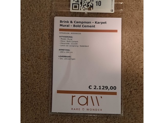 Karpet brink&campman, murai, bold cement - afbeelding 2 van  6