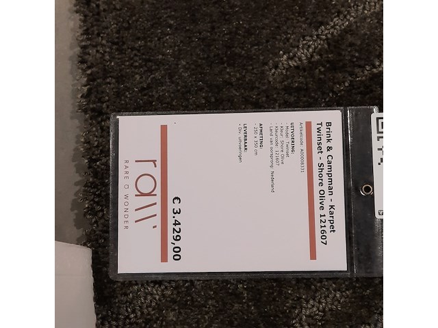 Karpet brink&campman, twinset, olive - afbeelding 4 van  4