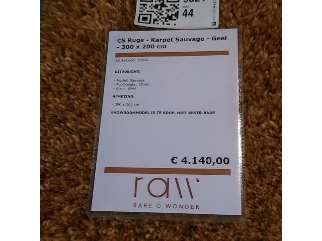 Karpet cs rugs, sauvage, geel - afbeelding 5 van  6