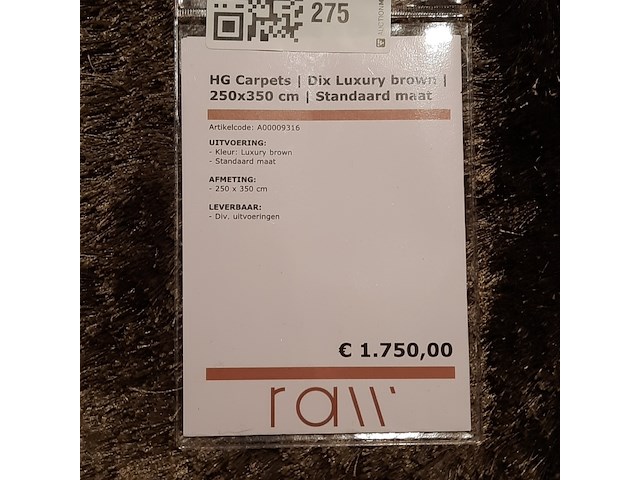 Karpet hg carpets, dix, luxury brown - afbeelding 2 van  5