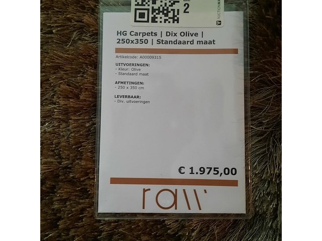 Karpet, hg carpets, dix, olive - afbeelding 2 van  5