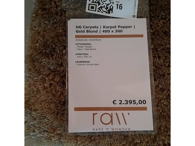 Karpet hg carpets, pepper, gold blond - afbeelding 2 van  5