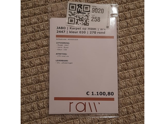 Karpet jabo, 2447, rond - afbeelding 2 van  6