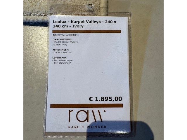 Karpet leolux, valleys, ivoor - afbeelding 2 van  6
