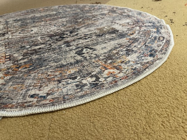 Karpet, meerkleurig, doorsnee 120 cm - afbeelding 2 van  2