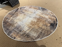 Karpet, meerkleurig, doorsnee 120 cm - afbeelding 1 van  2