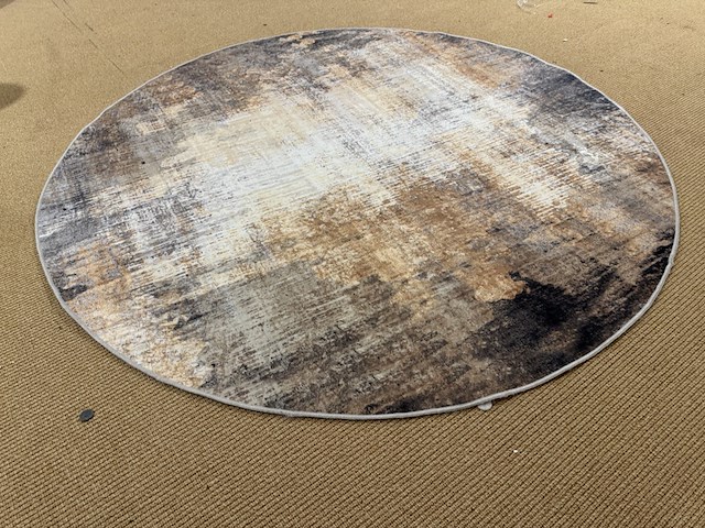 Karpet, meerkleurig, doorsnee 200 cm - afbeelding 2 van  3