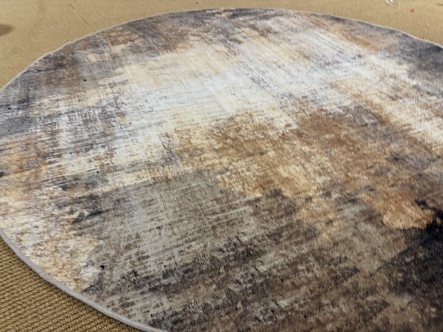 Karpet, meerkleurig, doorsnee 200 cm - afbeelding 3 van  3