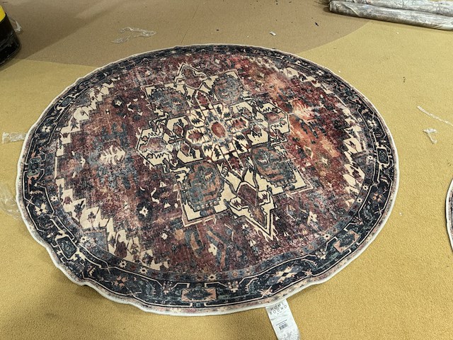 Karpet, meerkleurig, doorsnee 200 cm - afbeelding 2 van  3