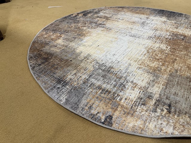 Karpet, meerkleurig, doorsnee 200 cm - afbeelding 2 van  3