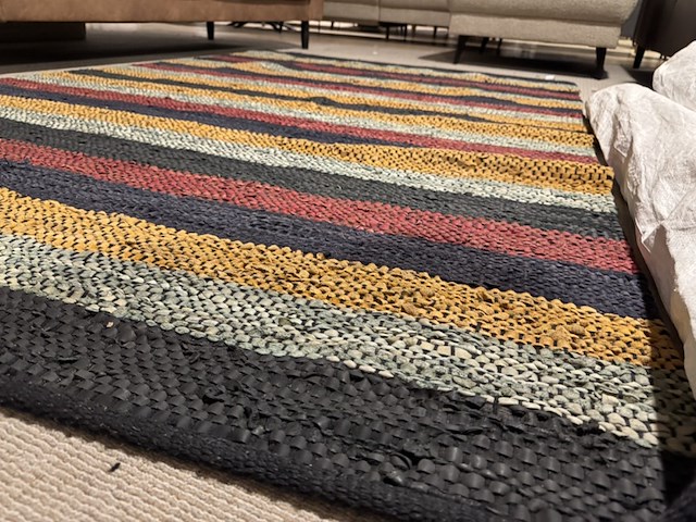 Karpet, meerkleurig leer - afbeelding 3 van  4