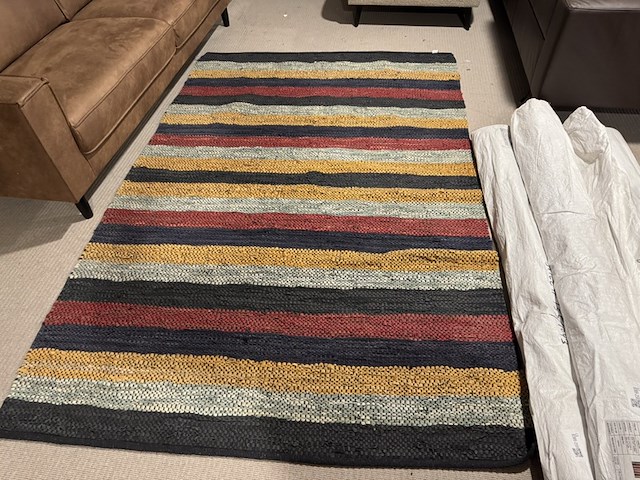 Karpet, meerkleurig leer - afbeelding 2 van  4