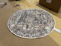 Karpet, rond, meerkleurig - afbeelding 1 van  4