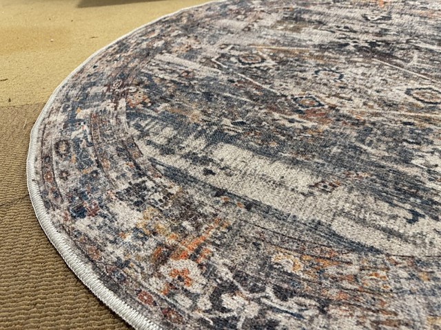 Karpet, rond, meerkleurig - afbeelding 4 van  4