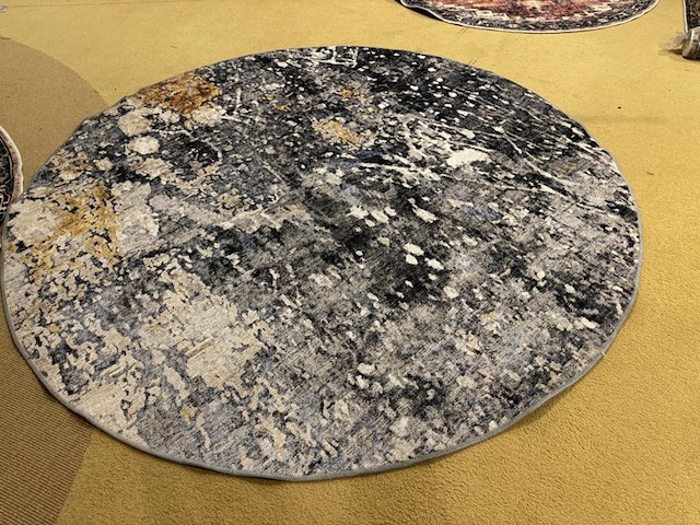 Karpet, rond, meerkleurig - afbeelding 2 van  4