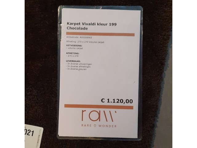 Karpet vivaldi, chocolade - afbeelding 4 van  6