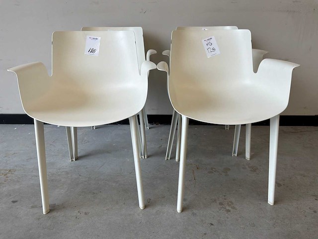 Kartel pijnacker piero lissoni vergaderstoel (4x) - afbeelding 1 van  6