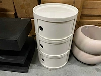 Kartell componibili design container 3 modules h67,5xd42cm