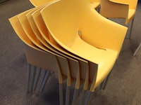 Kartell dr no design kantinestoelen - 9 stuks - afbeelding 7 van  7