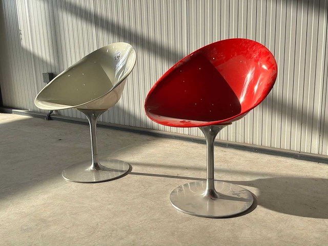 Kartell eros fauteuil (2x) - afbeelding 1 van  7