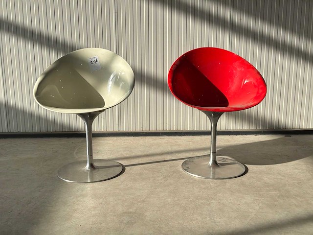 Kartell eros fauteuil (2x) - afbeelding 2 van  7
