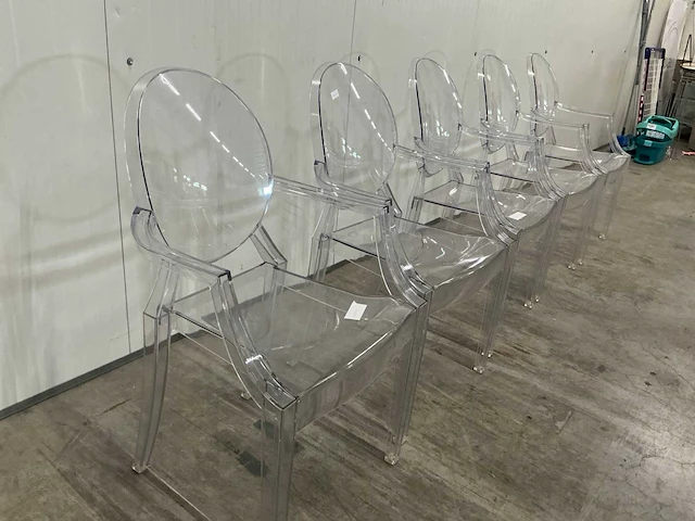 Kartell louis ghost stoel (5x) - afbeelding 1 van  7