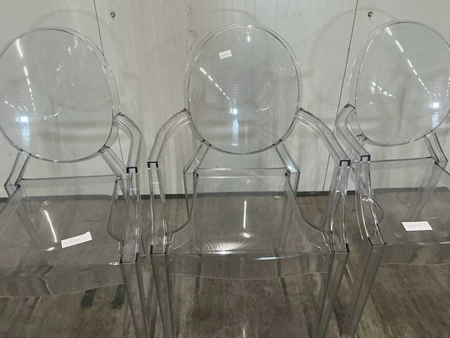Kartell louis ghost stoel (5x) - afbeelding 3 van  7