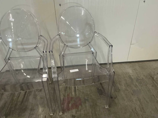 Kartell louis ghost stoel (5x) - afbeelding 6 van  7