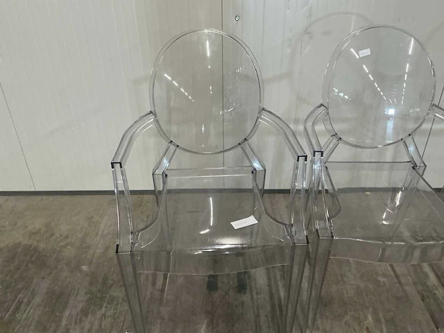 Kartell louis ghost stoel (5x) - afbeelding 1 van  2