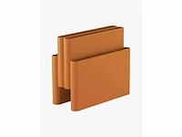 Kartell magazine rack arancio