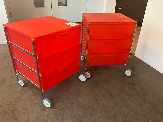 Kartell mobil ladekast (2x) - afbeelding 2 van  6