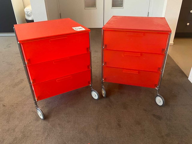 Kartell mobil ladekast (2x) - afbeelding 3 van  6