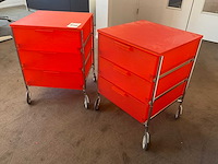 Kartell mobil ladekast (2x) - afbeelding 4 van  6
