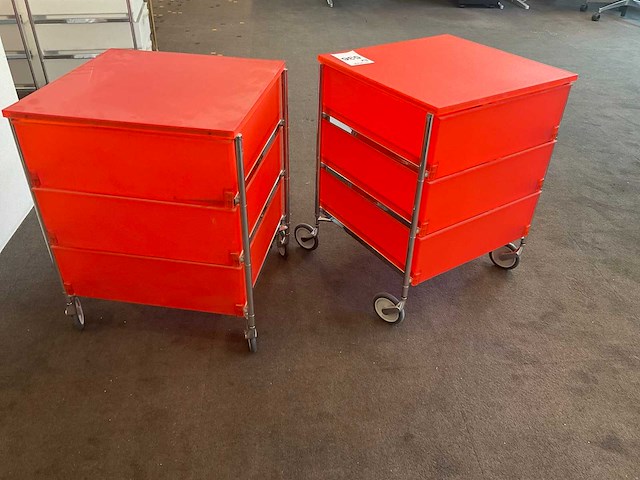 Kartell mobil ladekast (2x) - afbeelding 5 van  6