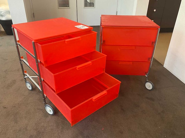 Kartell mobil ladekast (2x) - afbeelding 6 van  6