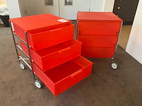 Kartell mobil ladekast (2x) - afbeelding 6 van  6