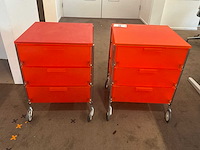 Kartell mobil ladekast (2x) - afbeelding 3 van  5