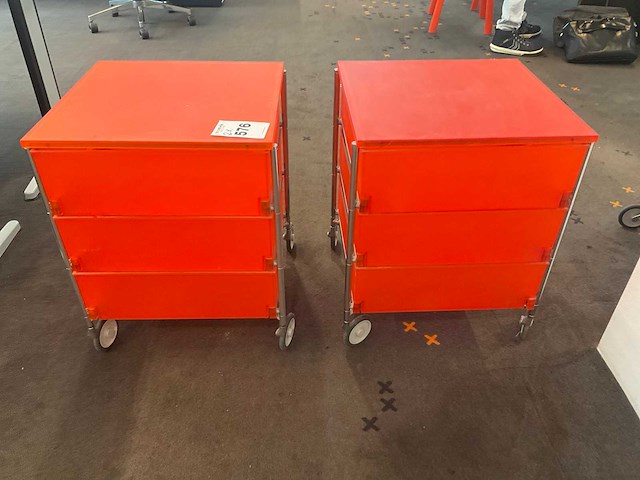Kartell mobil ladekast (2x) - afbeelding 5 van  5