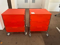 Kartell mobil ladekast (2x) - afbeelding 1 van  1