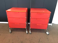 Kartell mobil ladekast (2x) - afbeelding 1 van  5
