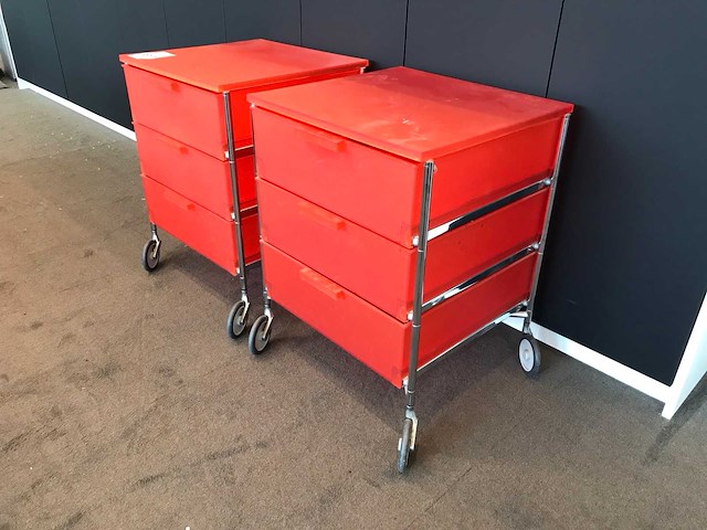 Kartell mobil ladekast (2x) - afbeelding 2 van  5