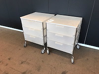 Kartell mobil ladekast (2x) - afbeelding 1 van  5