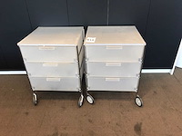 Kartell mobil ladekast (2x) - afbeelding 2 van  5