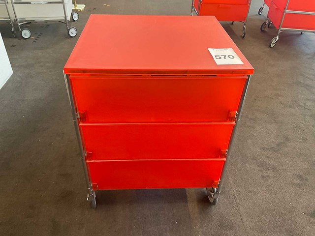 Kartell mobil ladekast - afbeelding 4 van  6