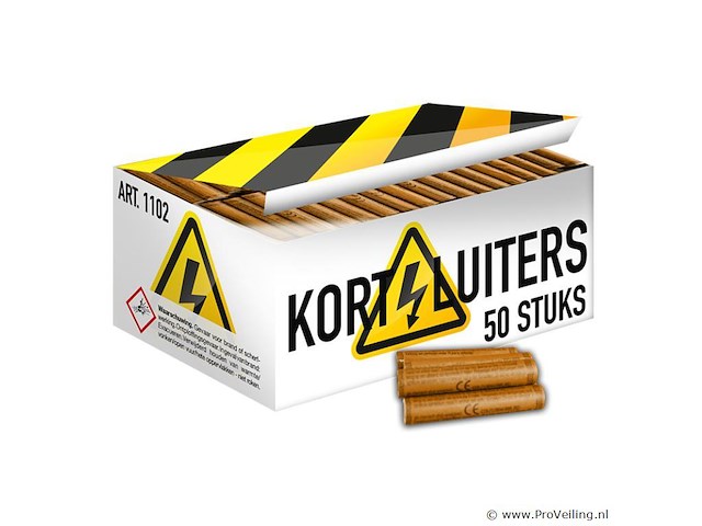 Karton kortsluiters 30x 50 stuks - afbeelding 1 van  1