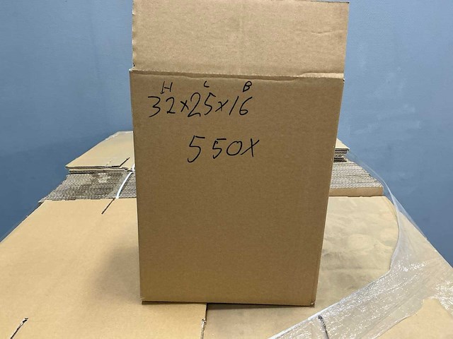 Kartonnen doos - 25x16x32 cm (550x) - afbeelding 4 van  7