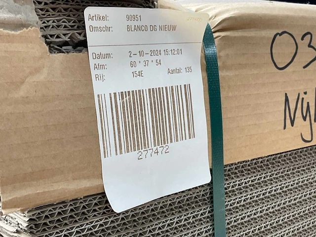 Kartonnen doos (135x) - afbeelding 2 van  2