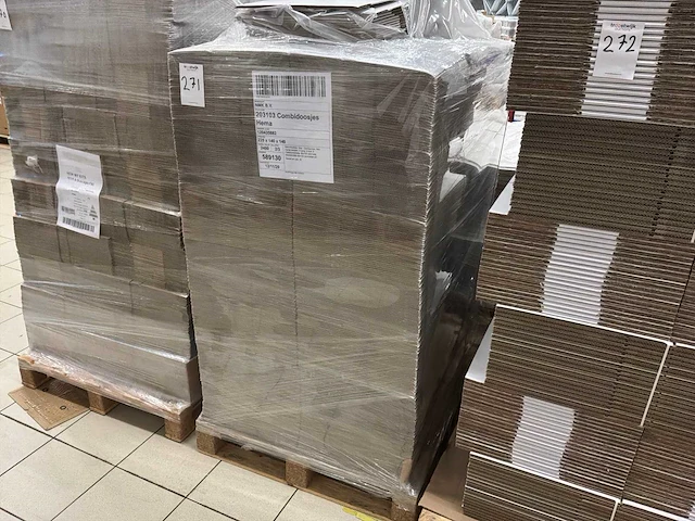Kartonnen doos (225 x 140 x 140 mm) (2400x) - afbeelding 2 van  3