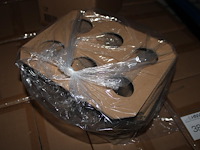 Kartonnen draagtrays / bierdragers in 41 dozen op pallet. ruim 2050 stuks. - afbeelding 3 van  3